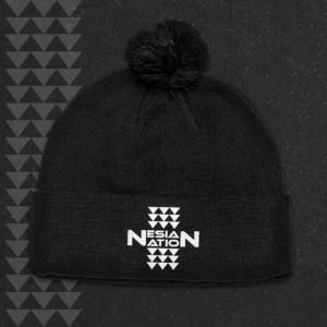 Nesian Nation Black Beanie