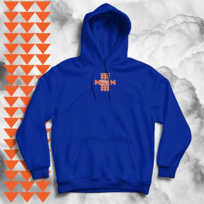 Nesian Nation blue hoodie front