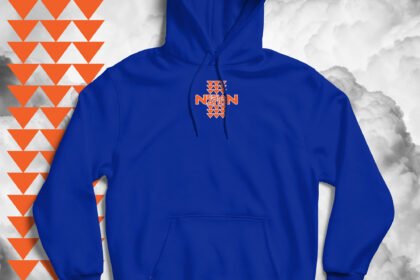 Nesian Nation blue hoodie front